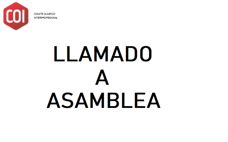 LLAMADO ASAMBLEA